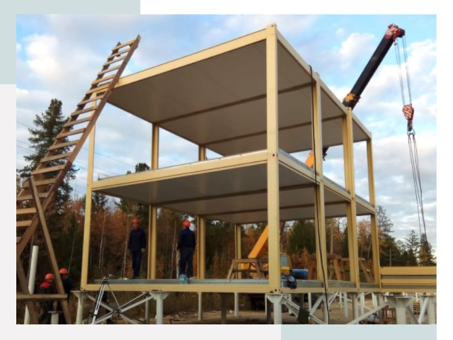 Строительство модульных здания Балтийск