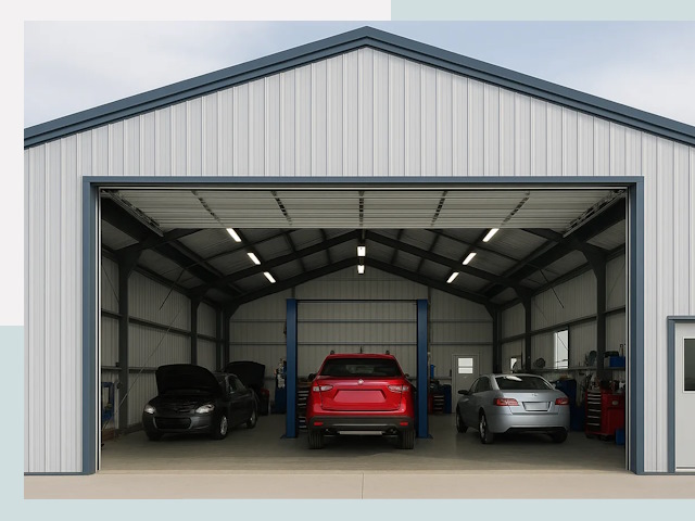 Ангары из сэндвич панелей от 612 руб. в Балтийск