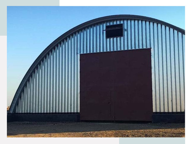 Бескаркасные ангары в Балтийске