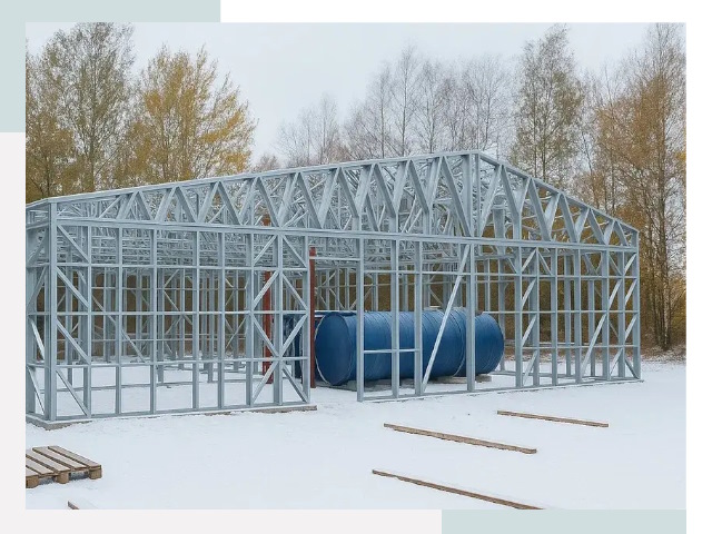 Металлические ангары в Балтийске