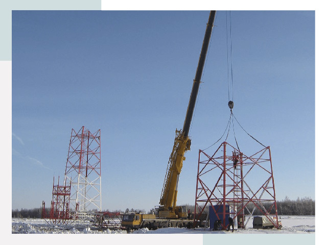 Монтаж вышек связи в Балтийске