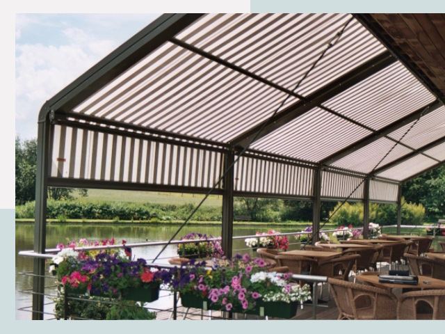 Элегантные навесы для кафе от 612 руб в Балтийск