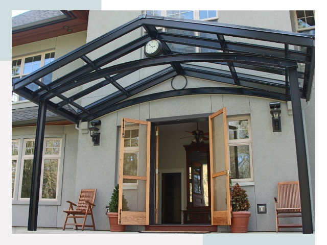 Козырьки металлические в Балтийске