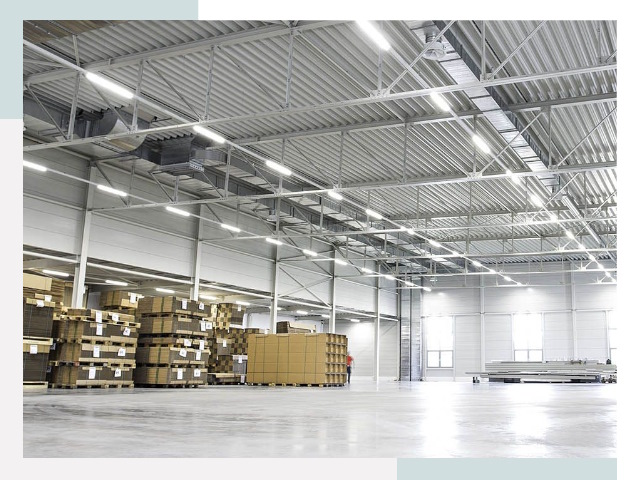 Освещение ангаров в Балтийске