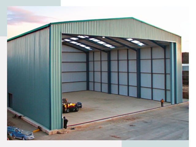 Строительство ангаров в Балтийске