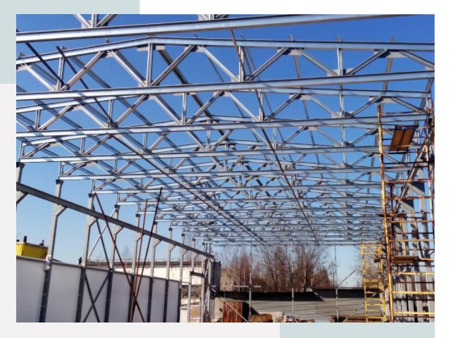 Металлокаркасы для складов в Балтийске